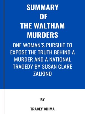 cover image of Summary of The Waltham Murders